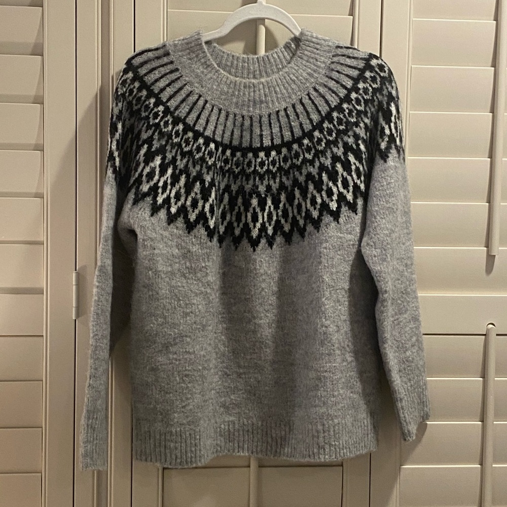 Woman’s Gray Sweater